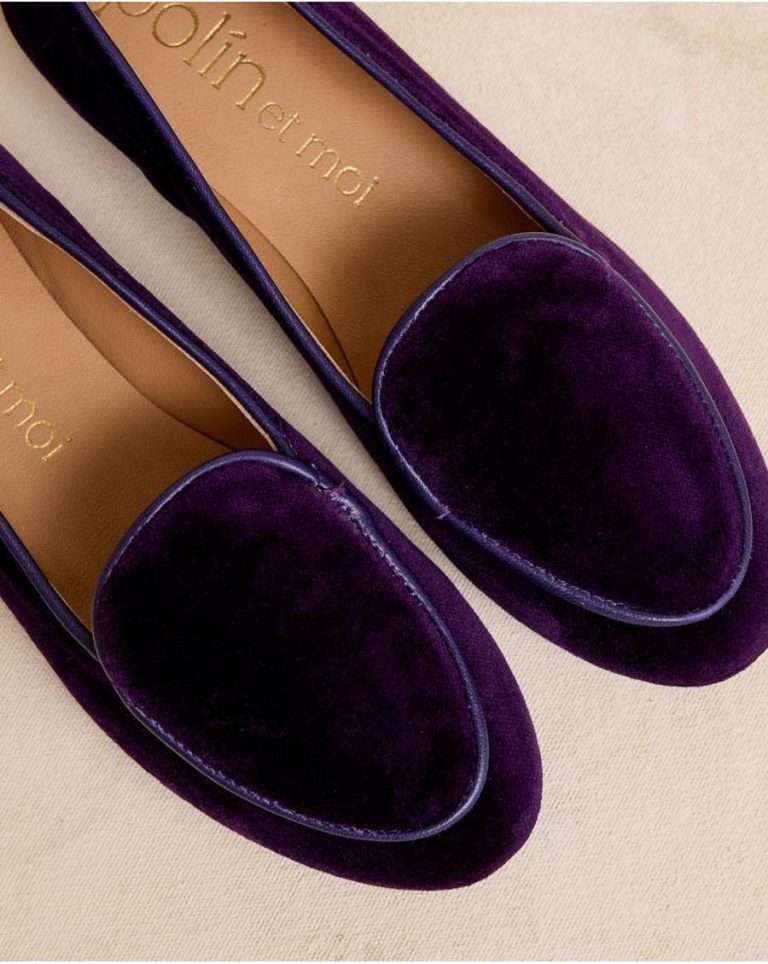 Footwear Women Polín Et Moi Gilmena Low Moccasin Purple - Image 3