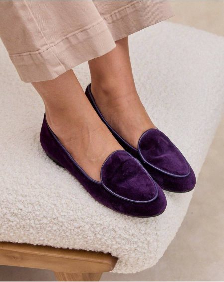 Footwear Women Polín Et Moi Gilmena Low Moccasin Purple