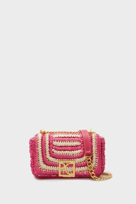 Fuchsia Shoulder Bags Purificacion Garci Women Homenaje Acolchado Crossbody Bag