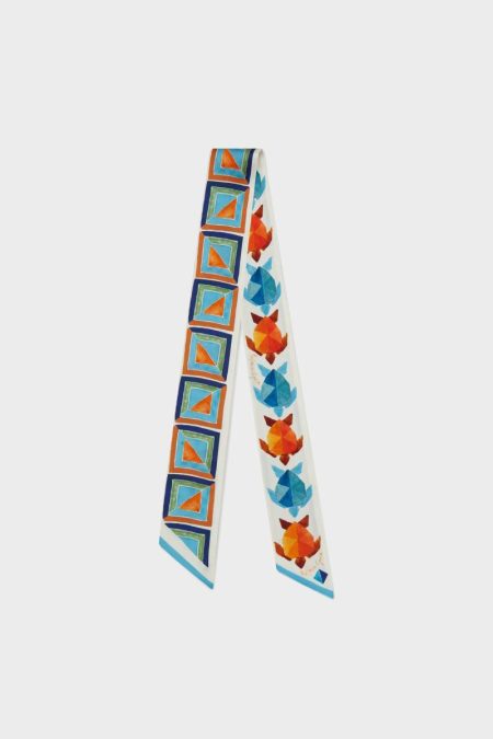 Galapagos Silk Skinny Women Purificacion Garci Scarves Multicolor