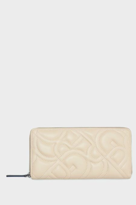 Gardenia Purificacion Garci Women Large Wallets Homenaje Acolchado Zipped Continental Wallet