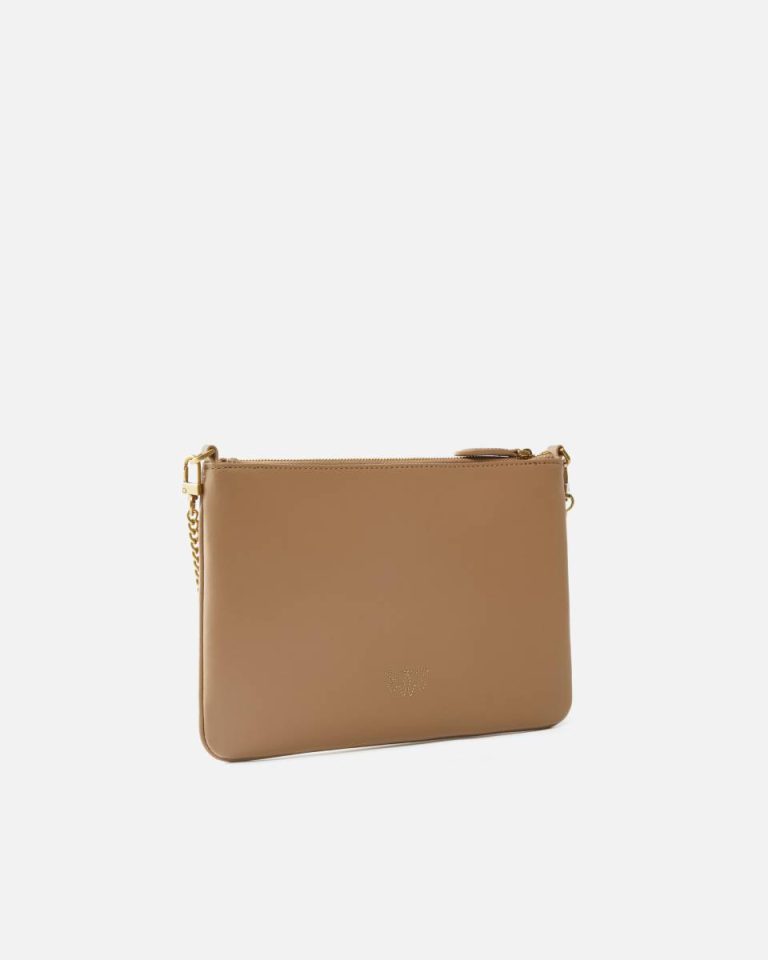 Ginger Biscuit-Antique Gold Crossbody Bags Pinko Classic Flat Love Bag Simply - Image 2