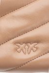 Ginger Biscuit-Antique Gold Pinko Shoulder Bags Baby Love Bag Puff Maxi Quilt - Image 5