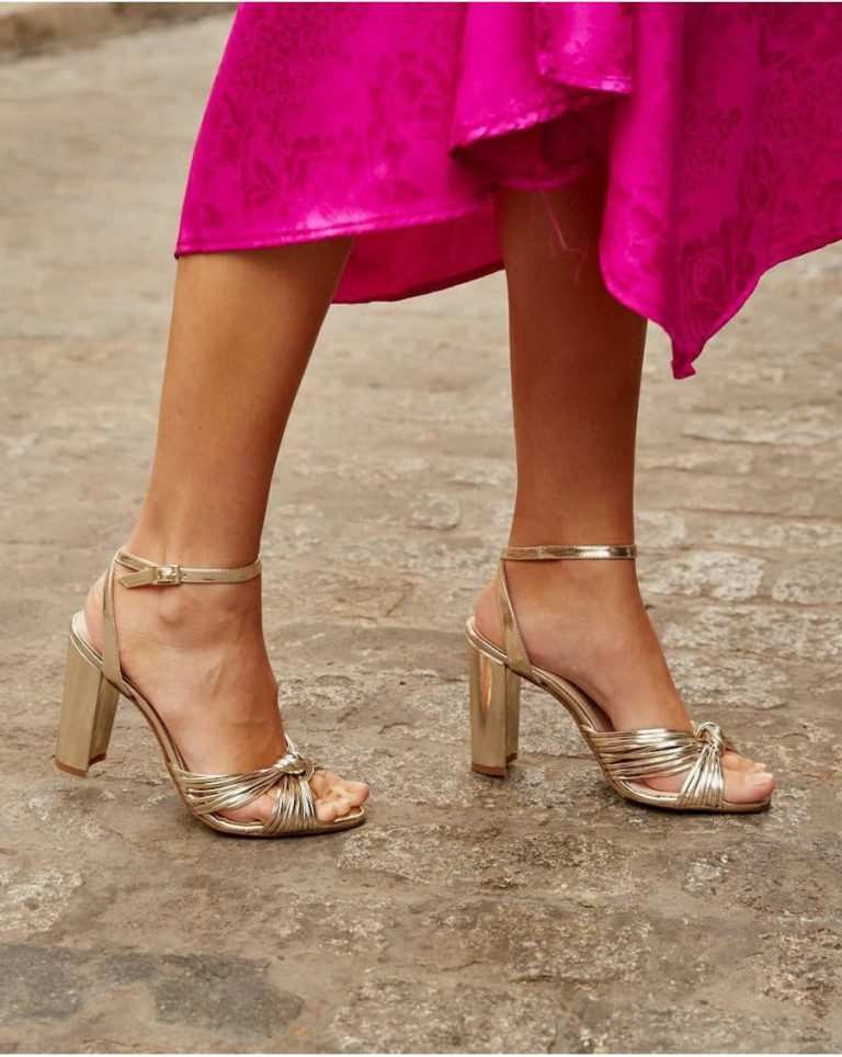 Gold Polín Et Moi Knotted Clotis Sandal Women Sandals - Image 3