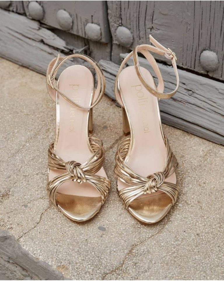 Gold Polín Et Moi Knotted Clotis Sandal Women Sandals - Image 5