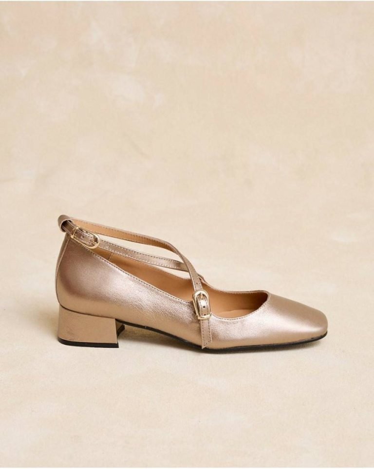 Gold Women Polín Et Moi Mary Jane Tremina Crossing Footwear - Image 5