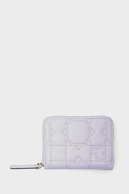 Granada Zipped Japanese Wallet Purificacion Garci Purple Small Wallets Women
