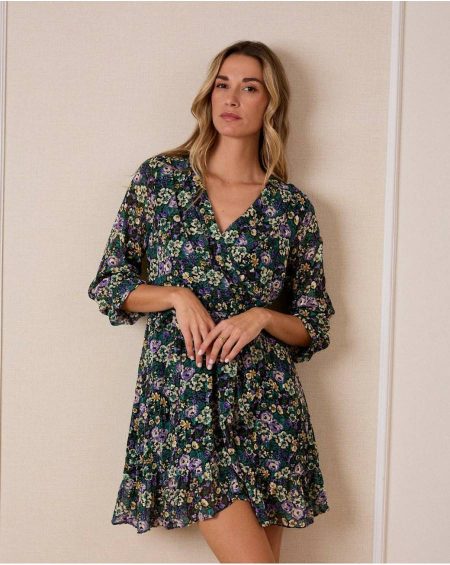 Green Forest Women Polín Et Moi Dresses Emilia Short Dress