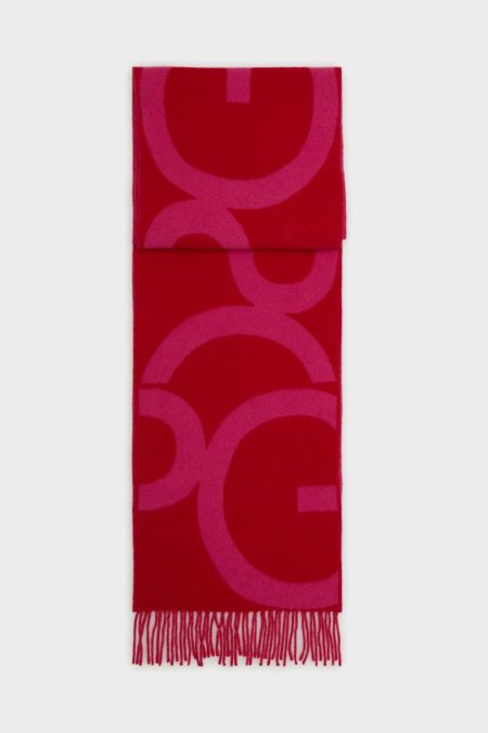 Gutenberg Wool Scarf Red/Fucsia Purificacion Garci Scarves Women