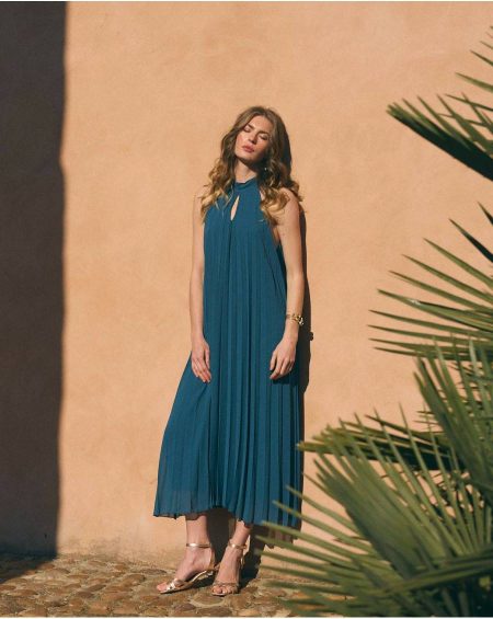 Halter Benedicta Dress Women Oil Maternity Polín Et Moi