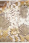 Handbags Gold/Grey-Gold Pinko Galleria Mini Love Bag Top Handle Light In Laminated Reptile-Print Leather - Image 5