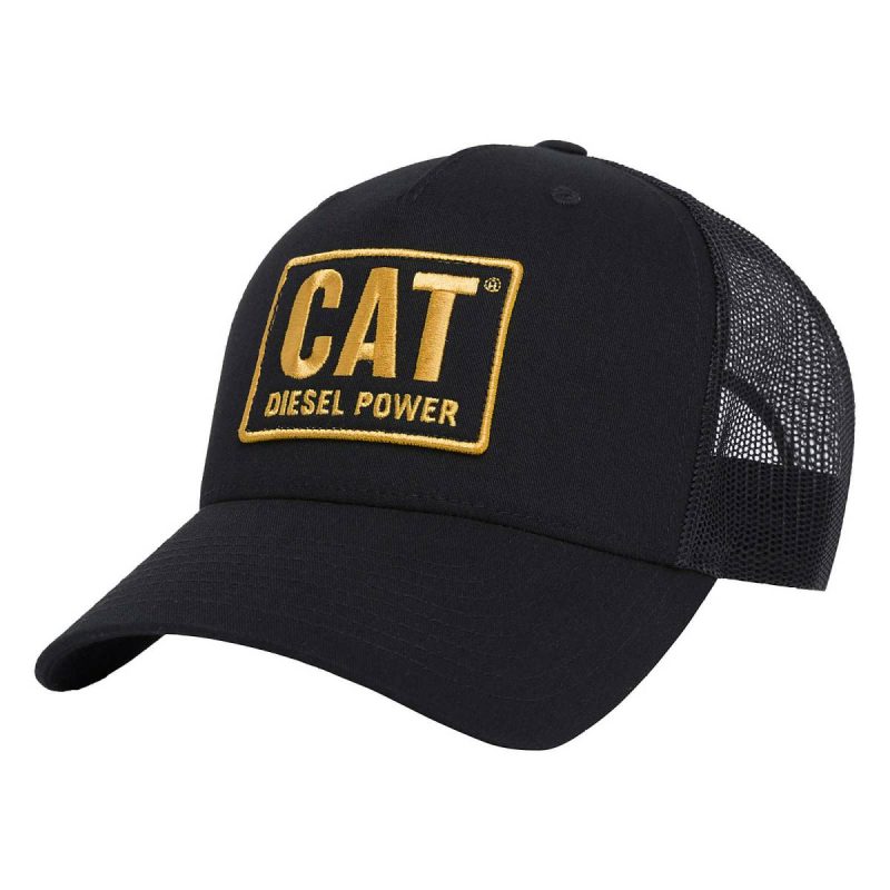 Hats & Accessories Unisex Cat 112 Diesel Power Cap Unisex Black
