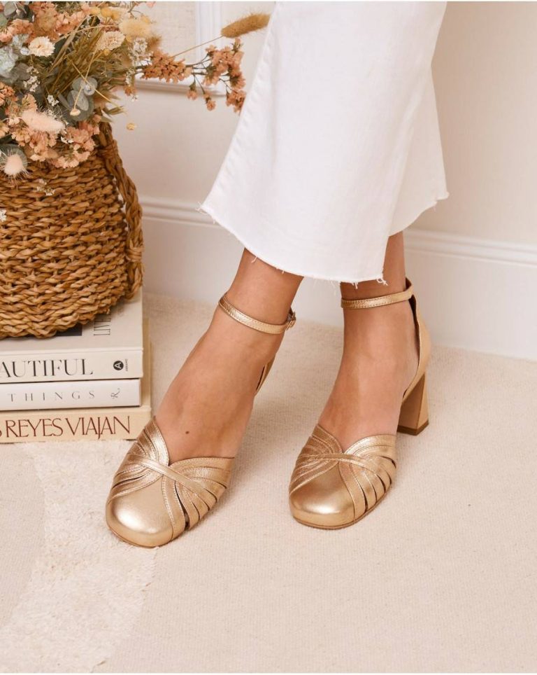 Heels Platonia Heel Shoe Polín Et Moi Women Gold - Image 2