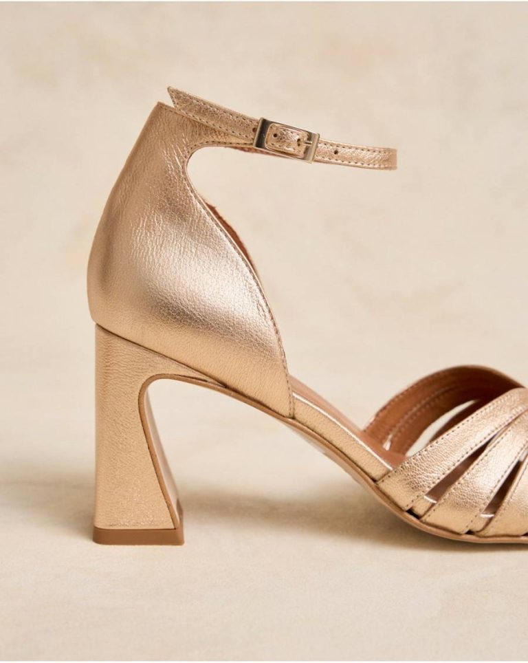 Heels Platonia Heel Shoe Polín Et Moi Women Gold - Image 4