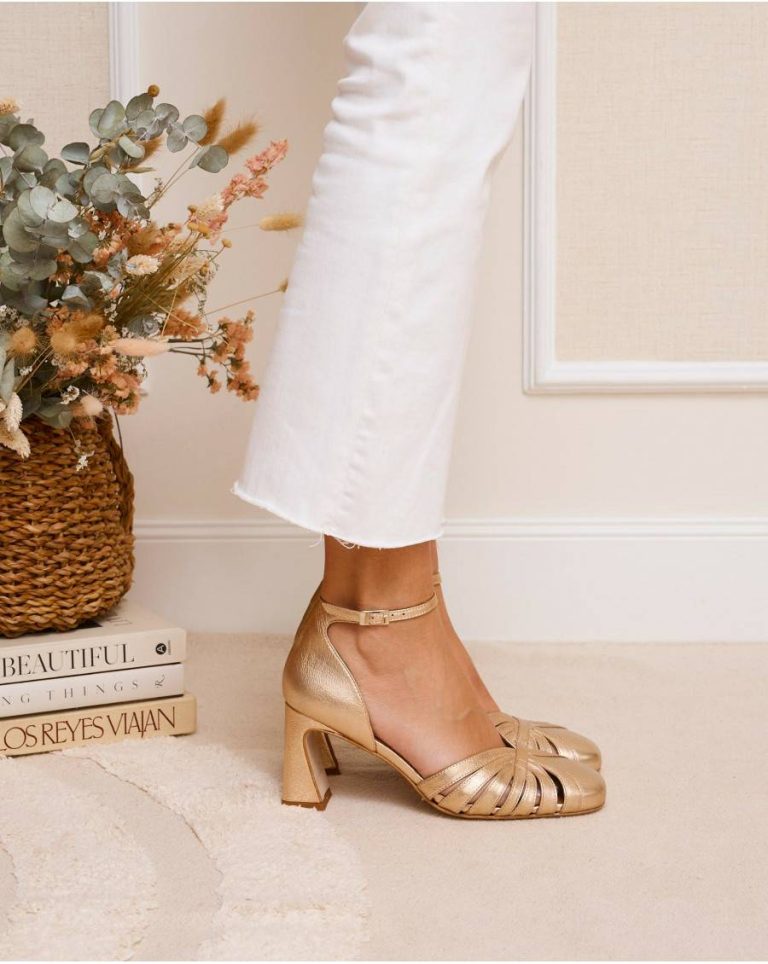 Heels Platonia Heel Shoe Polín Et Moi Women Gold - Image 5