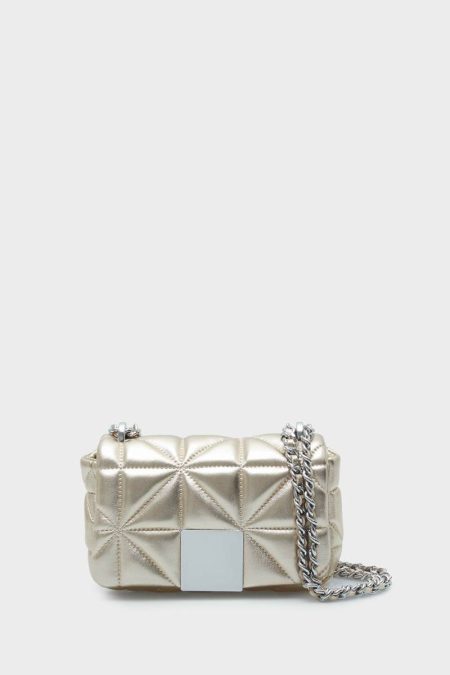 Homenaje Acolchado Cross Body Bag Purificacion Garci Shoulder Bags Women Platinum