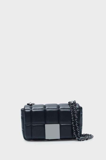 Homenaje Acolchado Cross Body Bag Shoulder Bags Black Purificacion Garci Women