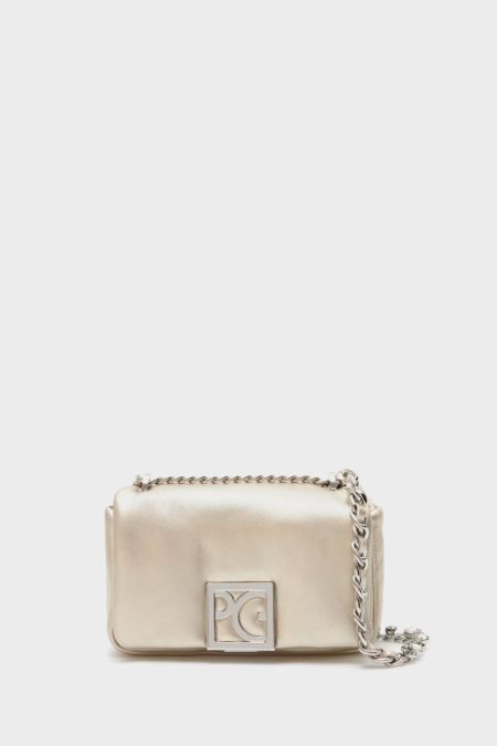 Homenaje Acolchado Crossbody Bag Shoulder Bags Metallic White Purificacion Garci Women