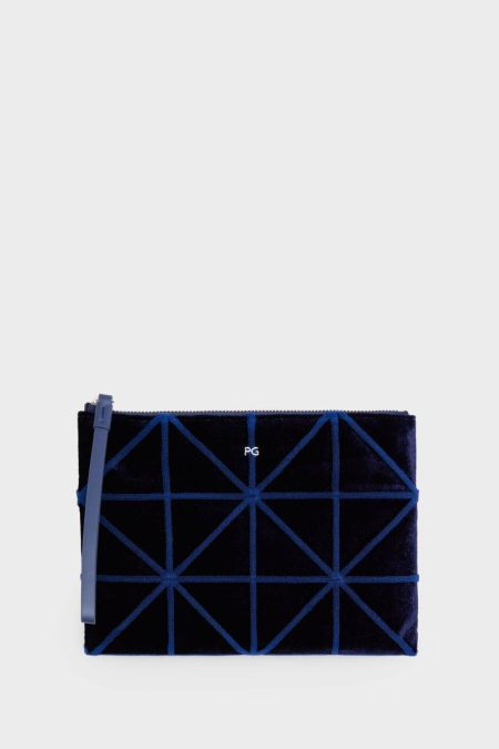 Homenaje Acolchado Wash Bag Atlantic Blue Women Purificacion Garci Pouches And Wash Bags