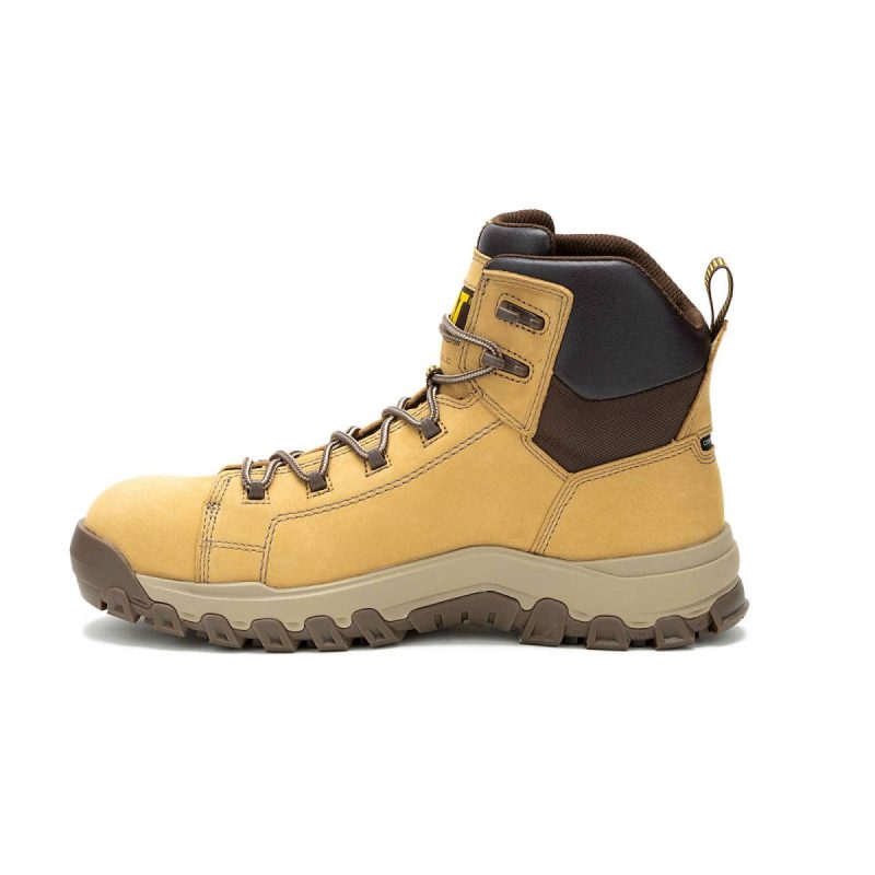 Honey Reset Boots Cat Men Men's Threshold Rebound Waterproof Composite Toe Work Boot - Image 4