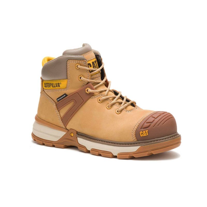 Honey Reset Boots Men Men's Excavator Superlite Waterproof Carbon Composite Toe Work Boot Cat - Image 3