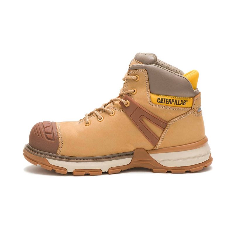 Honey Reset Boots Men Men's Excavator Superlite Waterproof Carbon Composite Toe Work Boot Cat - Image 4