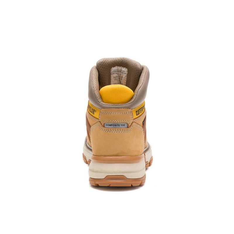 Honey Reset Boots Men Men's Excavator Superlite Waterproof Carbon Composite Toe Work Boot Cat - Image 5