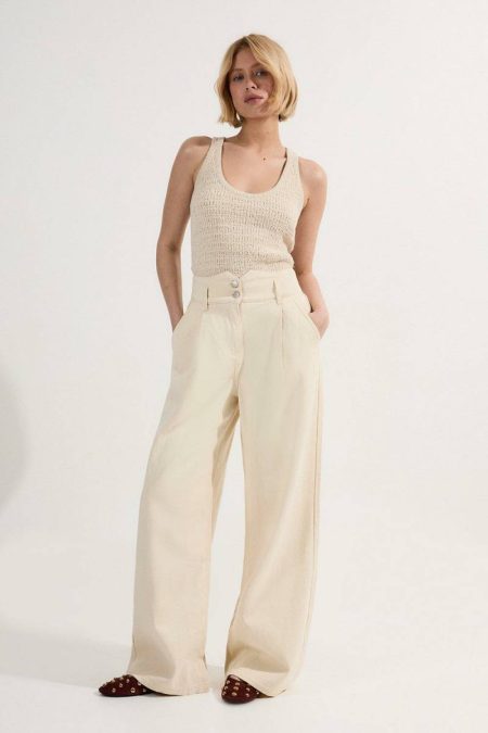 Indigo Women Denim Karen Millen Denim Indigo Wide Leg Pants