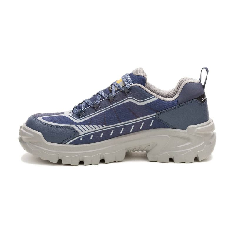 Invader Sport Lo Mesh Composite Toe Work Shoe Shoes Cat Men Total Eclipse - Image 4