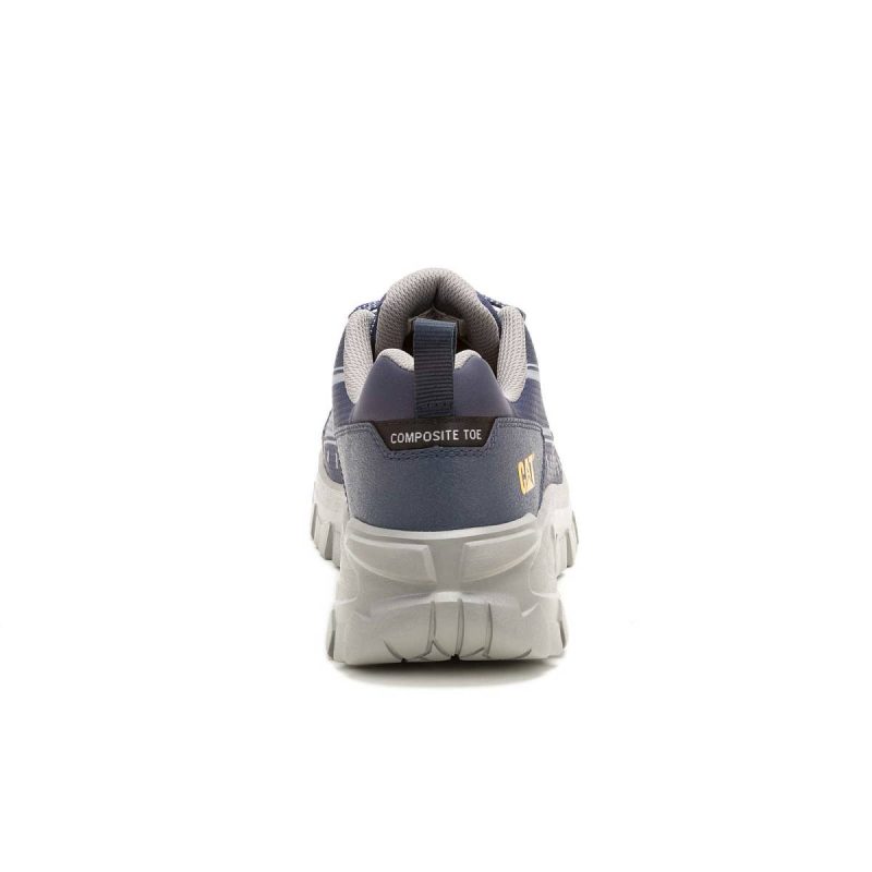 Invader Sport Lo Mesh Composite Toe Work Shoe Shoes Cat Men Total Eclipse - Image 5