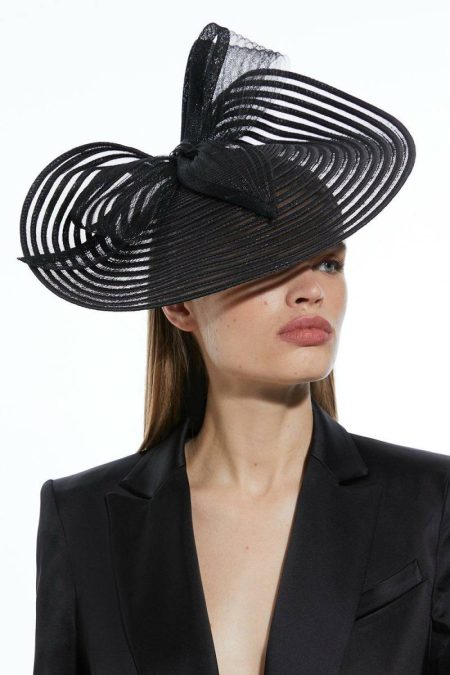 Ivory Karen Millen Fascinators Bow Detail Fascinator Women