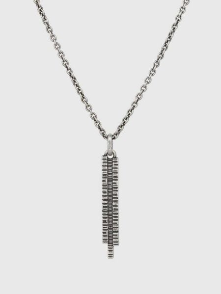 Jewelry Men No Color John Varvatos Notched Pendant Necklace