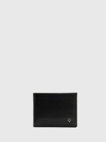 John Varvatos Bi-Fold Leather Wallets Black Men