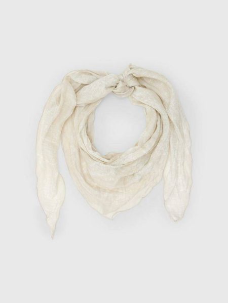 John Varvatos Chalk Kavi Scarf Scarves & Ties Men