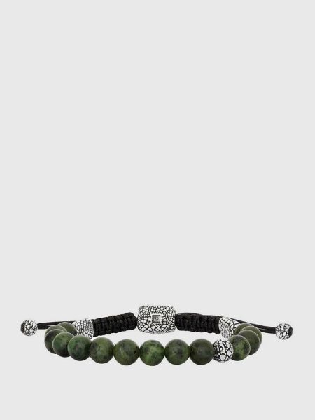 John Varvatos Jewelry Snakeskin Beaded Bracelet No Color Men