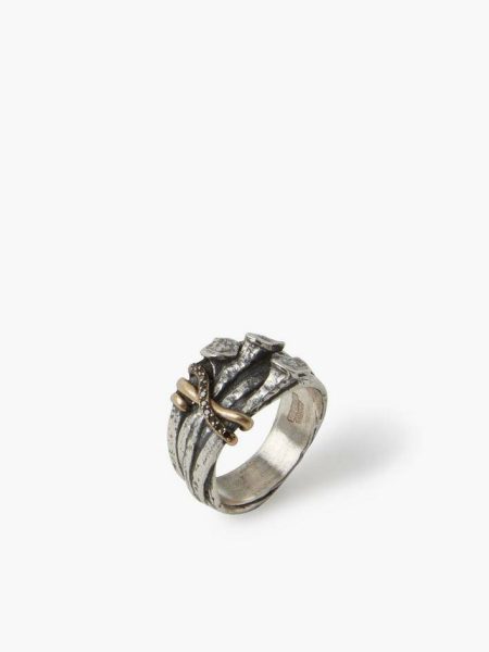 John Varvatos Jewelry Sterling Silver Nails Ring Men No Color