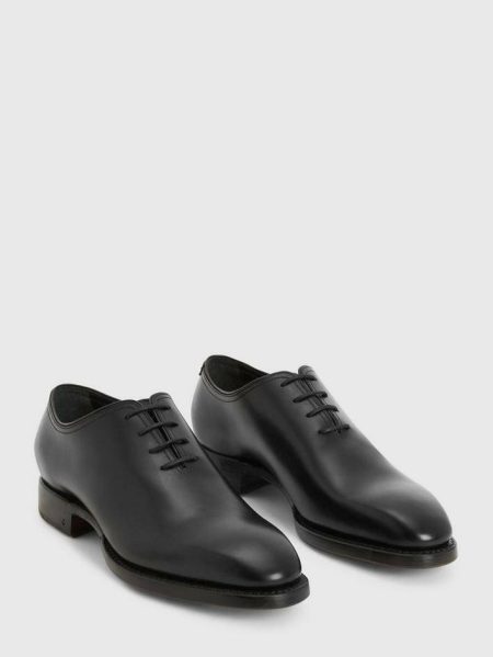 John Varvatos Leather Shoes Regent Oxford Black Men