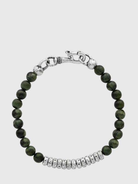 John Varvatos No Color Men Simit Beaded Bracelet Jewelry