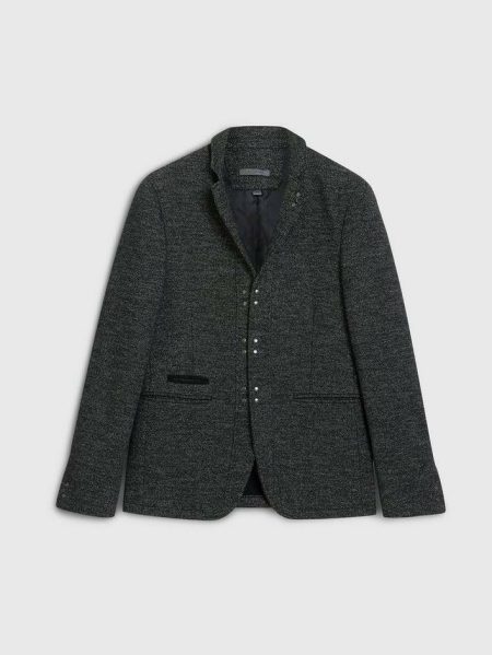 John Varvatos Wallace Jacket Carbon Grey Men Suit Jackets
