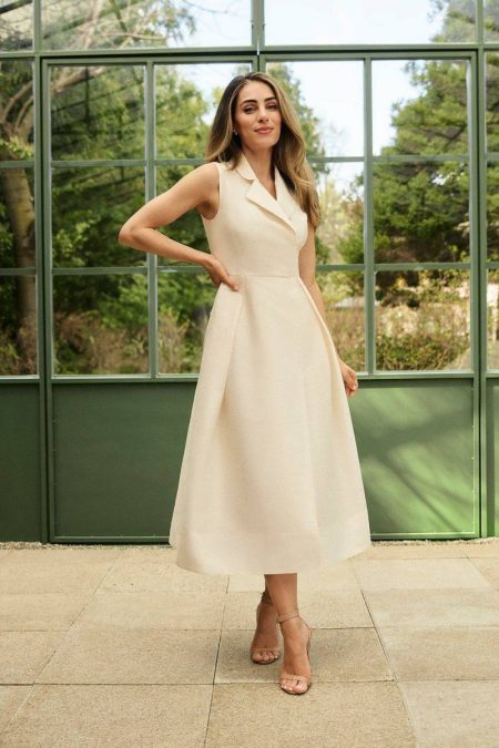 Karen Millen Tailoring Lydia Millen Petite Taffeta Full Skirt Tailored Wrap Shirt Midaxi Dress Women