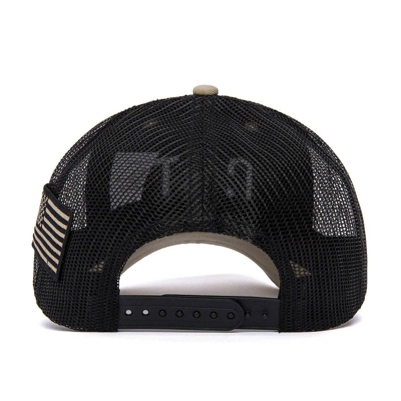 Khaki Unisex Unisex Cat Logo Flag Hat Hats & Accessories - Image 2