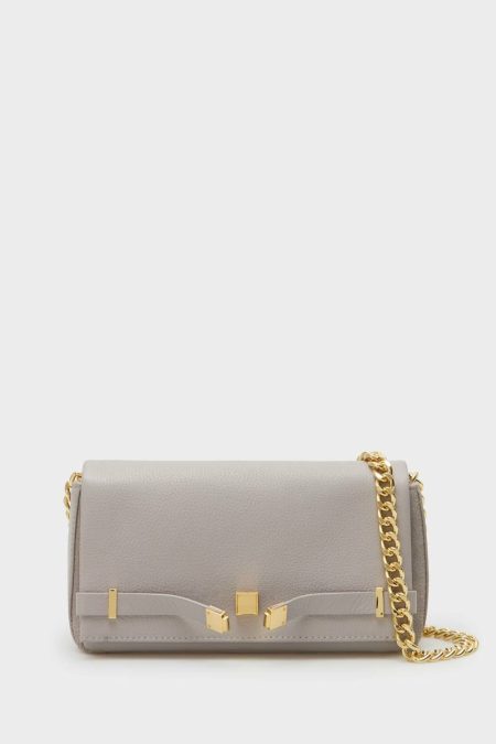 La Gran Manzana Crossbody Bag Purificacion Garci Crossbody Bags Women Light Gray