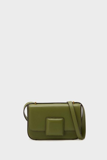 Light Khaki Green Women Crossbody Bags Purificacion Garci Domino Crossbody Bag