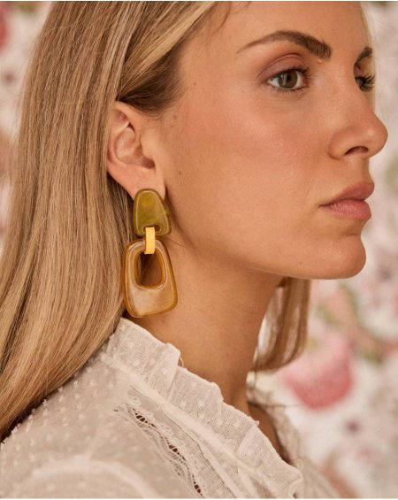 Long Calina Earrings Jewelry File Polín Et Moi Women