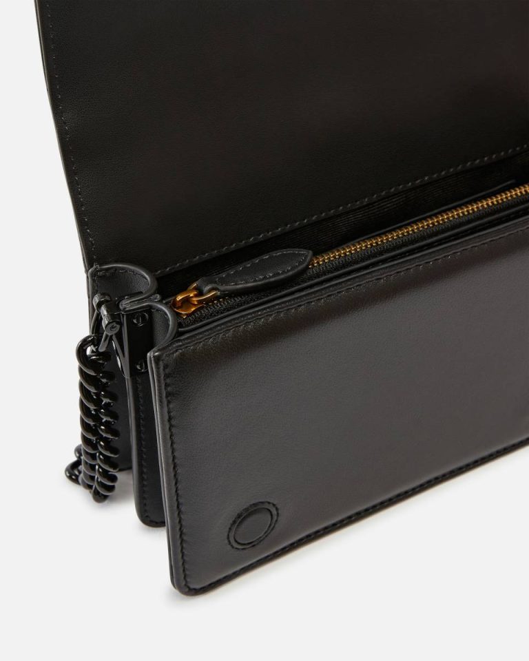 Love Bag Click Small Jewel Quilted Crossbody Bag Pinko Galleria Limo Black Block Colour Crossbody Bags - Image 4