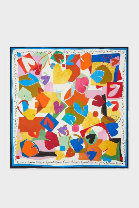 Lovers 90 Silk Scarf Women Purificacion Garci Scarves Multicolor