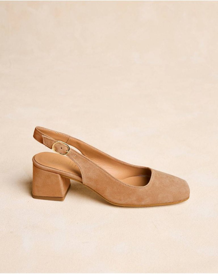 Luisa Slingback Shoe Women Polín Et Moi Heels Beige - Image 2