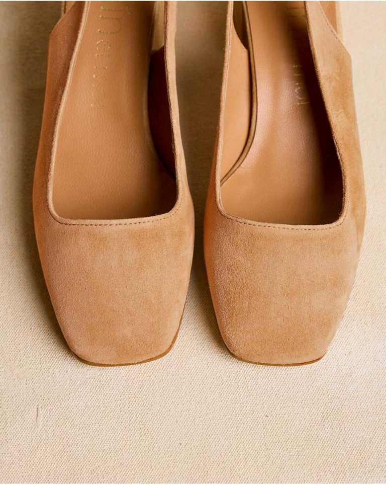 Luisa Slingback Shoe Women Polín Et Moi Heels Beige - Image 5