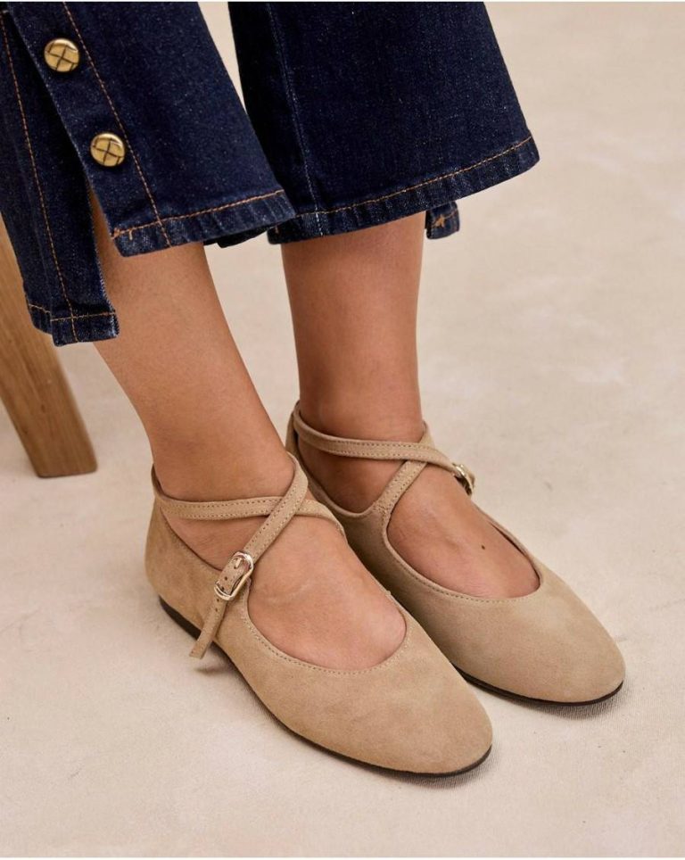 Mary Jane Buckle Novina Women Polín Et Moi Camel Footwear