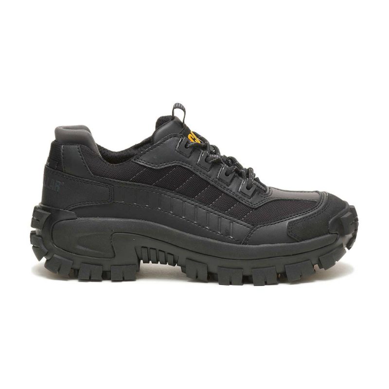 Men Black Cat Men's Invader Steel Toe Work Shoe Shoes